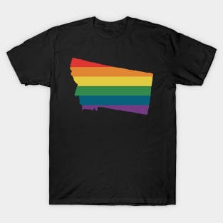 Montana State Rainbow T-Shirt